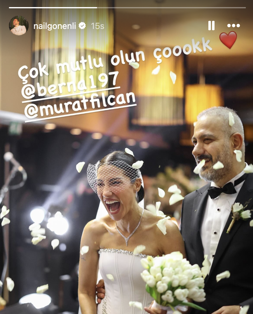 Çağla Şıkel ve Eski Sevgilisi Nikah Şahidi Oldu 22 dugun1