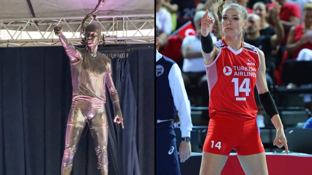 Eda Erdem'in Heykeli Dikildi 20 eda erdem in heykeli acildi