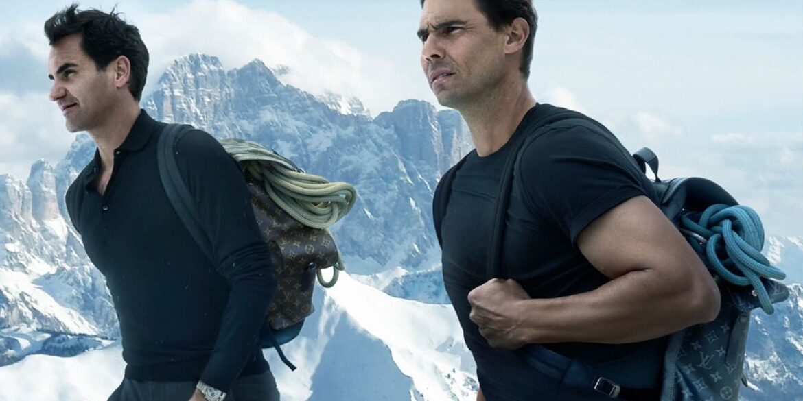 Tenis Oyuncuları Rafael Nadal ve Roger Federer, Louis Vuitton Reklamında 27 Tenis Oyunculari Rafael Nadal ve Roger Federer Louis Vuitton Reklaminda