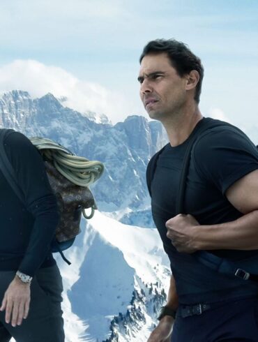 Tenis Oyunculari Rafael Nadal ve Roger Federer Louis Vuitton Reklaminda