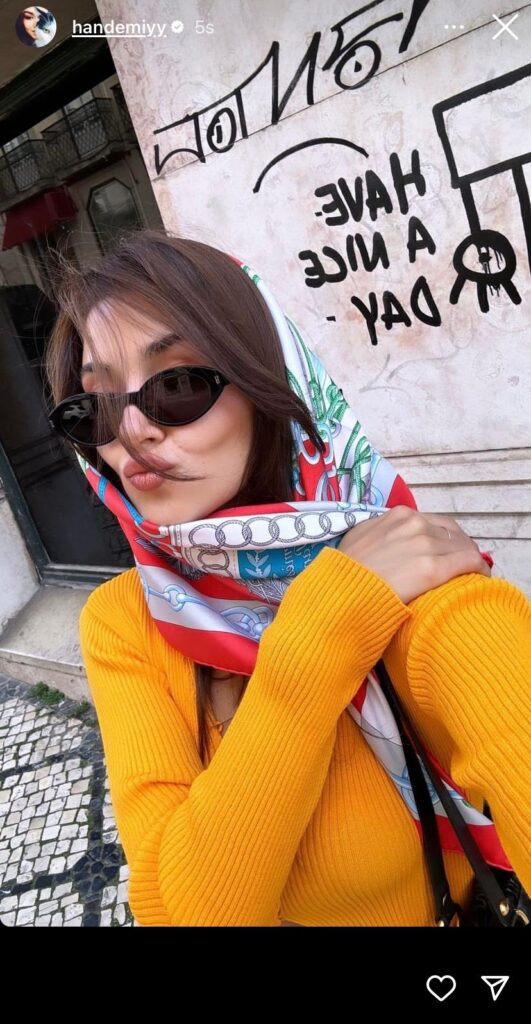 Hande Erçel, Nazlı Sabancı ile Tatile Gitti! 28 hande ercel story