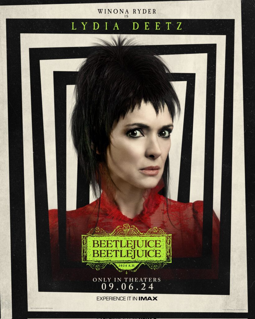 Tim Burton, “Beetlejuice Beetlejuice”dan Paylaşım Yaptı! 20 karakter afisi 1