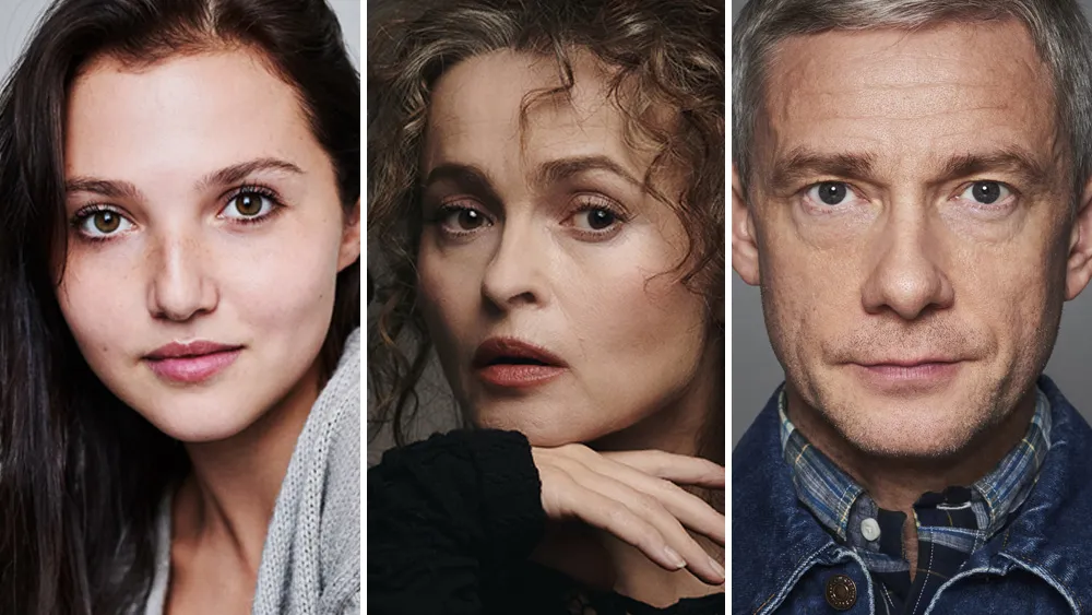 Mia McKenna-Bruce, Helena Bonham Carter ve Martin Freeman