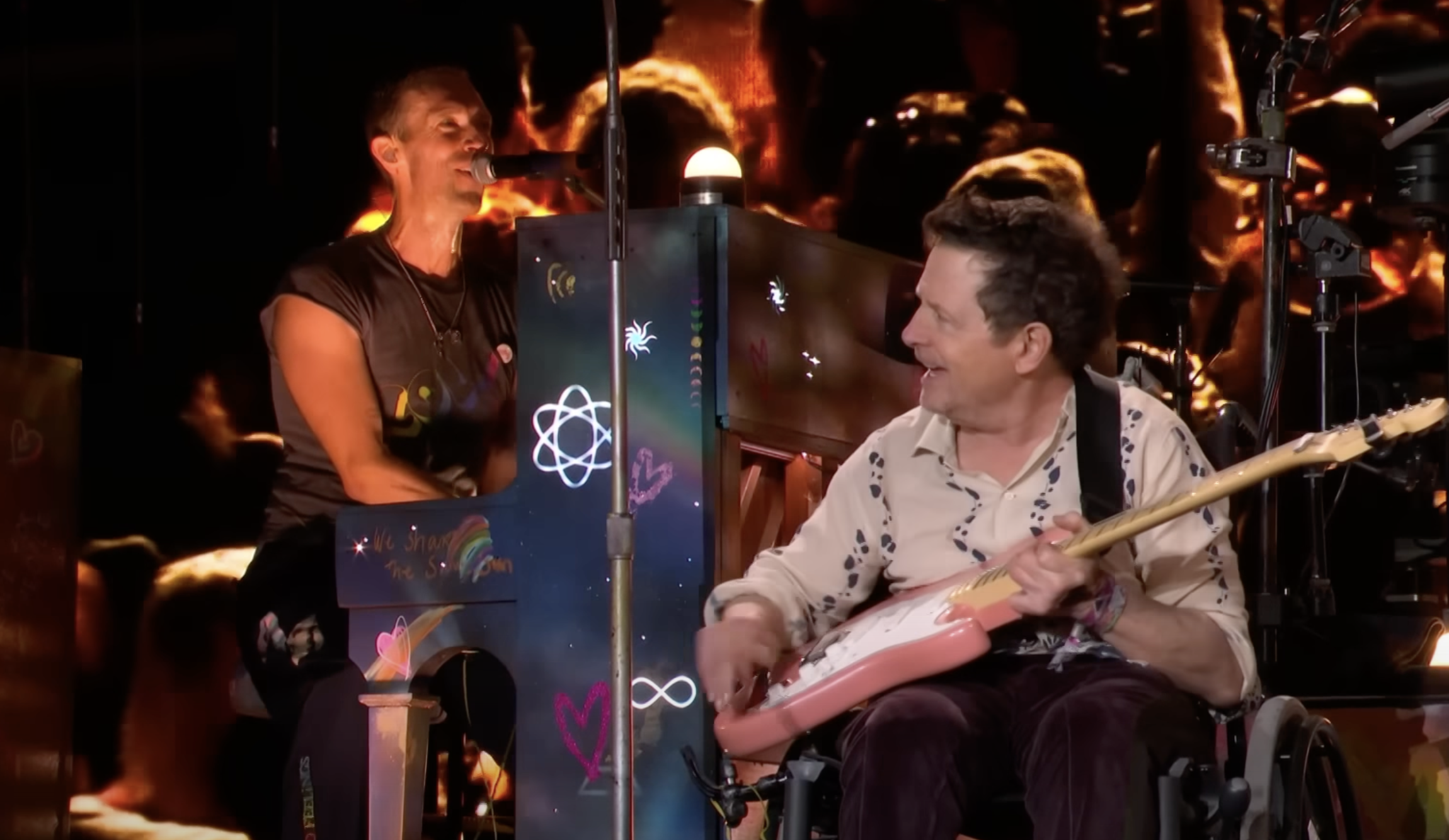 coldplay michael j fox