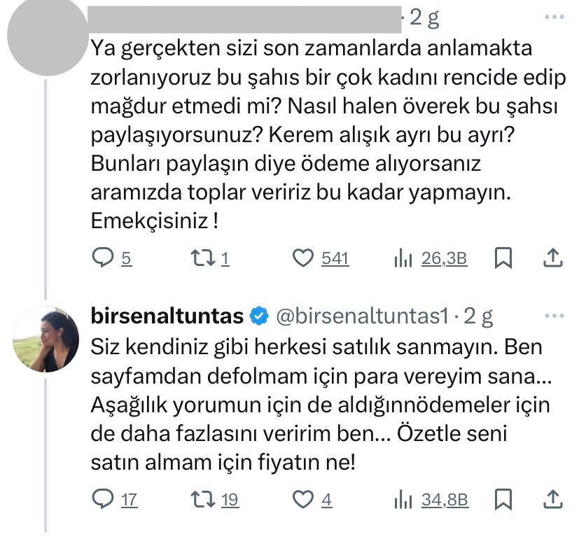 Birsen Altuntaş’a Takipçilerinden Tepki! 22 x diyalog ba 2 1