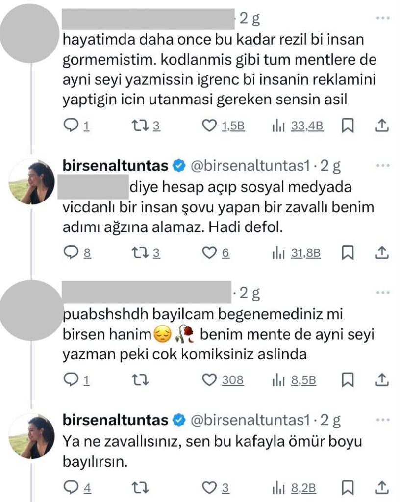 Birsen Altuntaş’a Takipçilerinden Tepki! 26 x diyalog ba 4