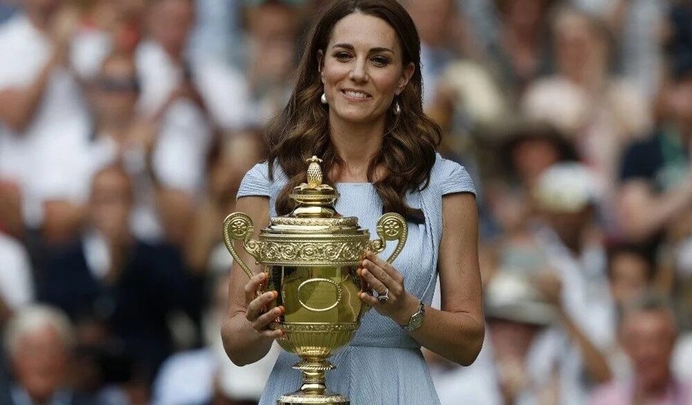 Kate Middleton, Wimbledon Erkekler Finalinde Kazanana Kupayı Verecek 21 Kate Middleton 2