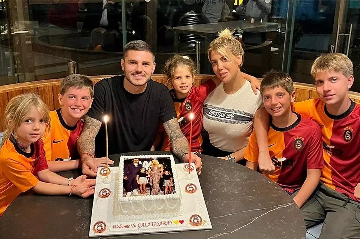 icardi ve çocukları