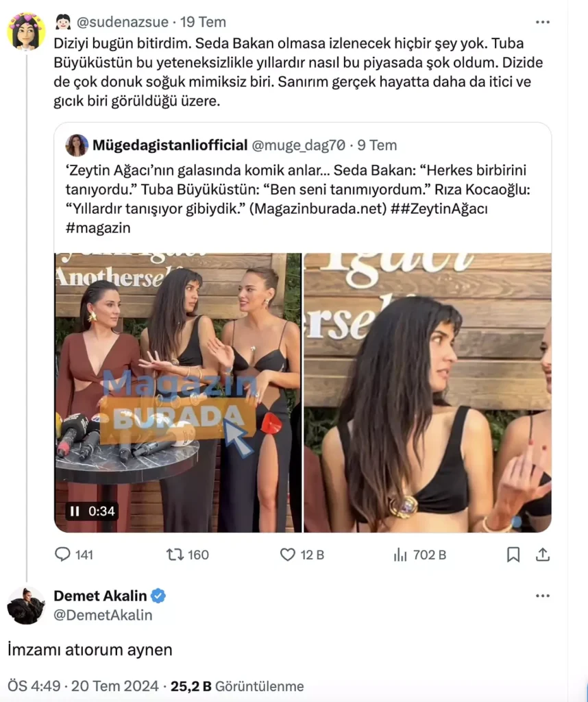 Demet Akalın, Seda Bakan'ı Överken Tuba Büyüküstün'ü Fena Gömdü 28 s 162dbf63f65877d8c277a13c1919075b6f1aff7f