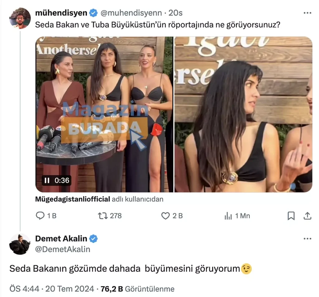 Demet Akalın, Seda Bakan'ı Överken Tuba Büyüküstün'ü Fena Gömdü 30 s bbe8a8babfb645217f0f48e3e12be9b9c53b6be0