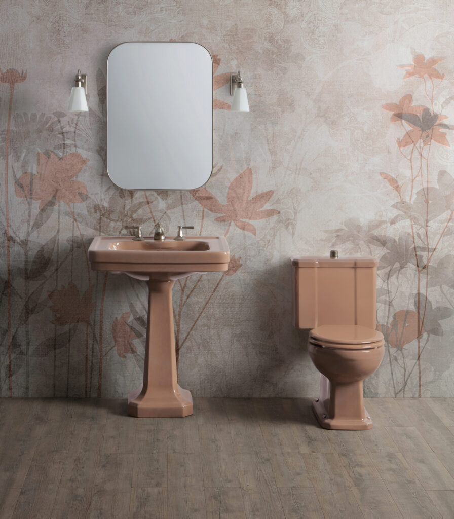 Sbordoni Ceramiche Mocha Mousse banyo tasarimi