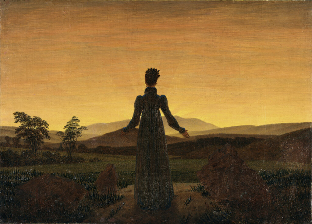 Caspar David Friedrich’in Eserleri MET’te: Doğa ve Ruhun Derin Bağlantısı 22 Woman before the Rising or Setting Sun Caspar David Friedrich German ca. 1818 24