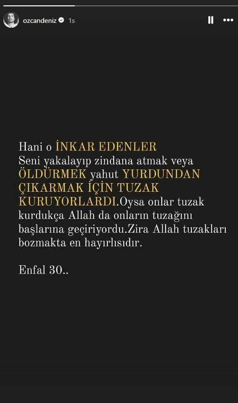 Özcan Deniz'den Annesine Ayetli Yanıt: Aile İçi Kriz Derinleşiyor 20 Özcan Deniz Annesine bir ayetle yanıt verdi.