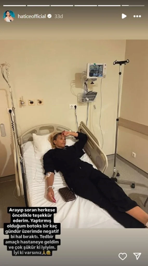 Şarkıcı Hatice, Botoks Zehirlenmesi Yaşadı: Son Haliyle Gündemde 22 2 22