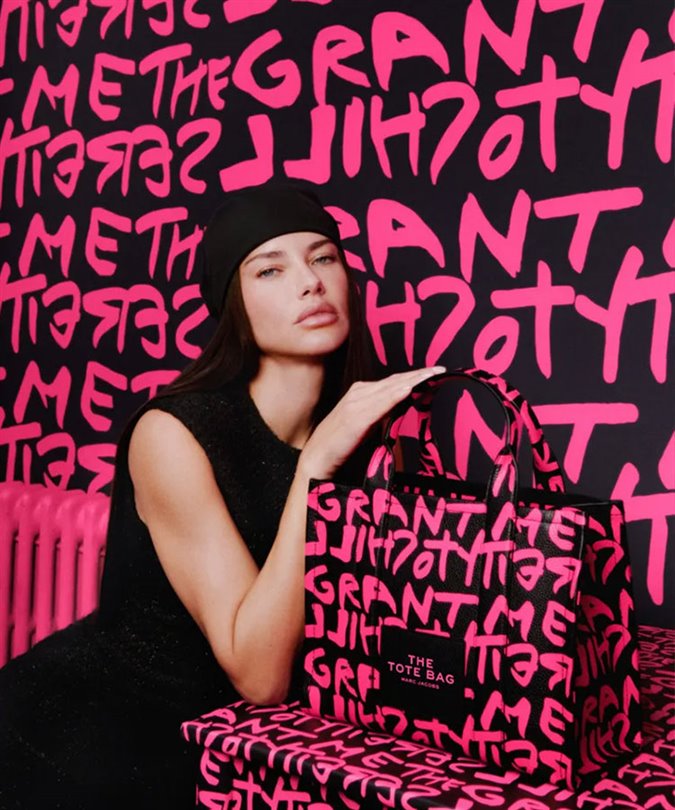 Adriana Lima, Stephen Sprouse x Marc Jacobs Tote Çanta Kampanyasında Başrolde 26 42 3