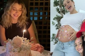 Gamze Ercelin baby shower kutlamasinda pembe detaylar featured