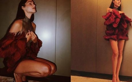 Hande-Ercel-bordo-elbisesiyle-goz-kamastirdi-featured