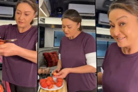 Nurgul Yesilcay set karavaninda menemen pisirdi featured